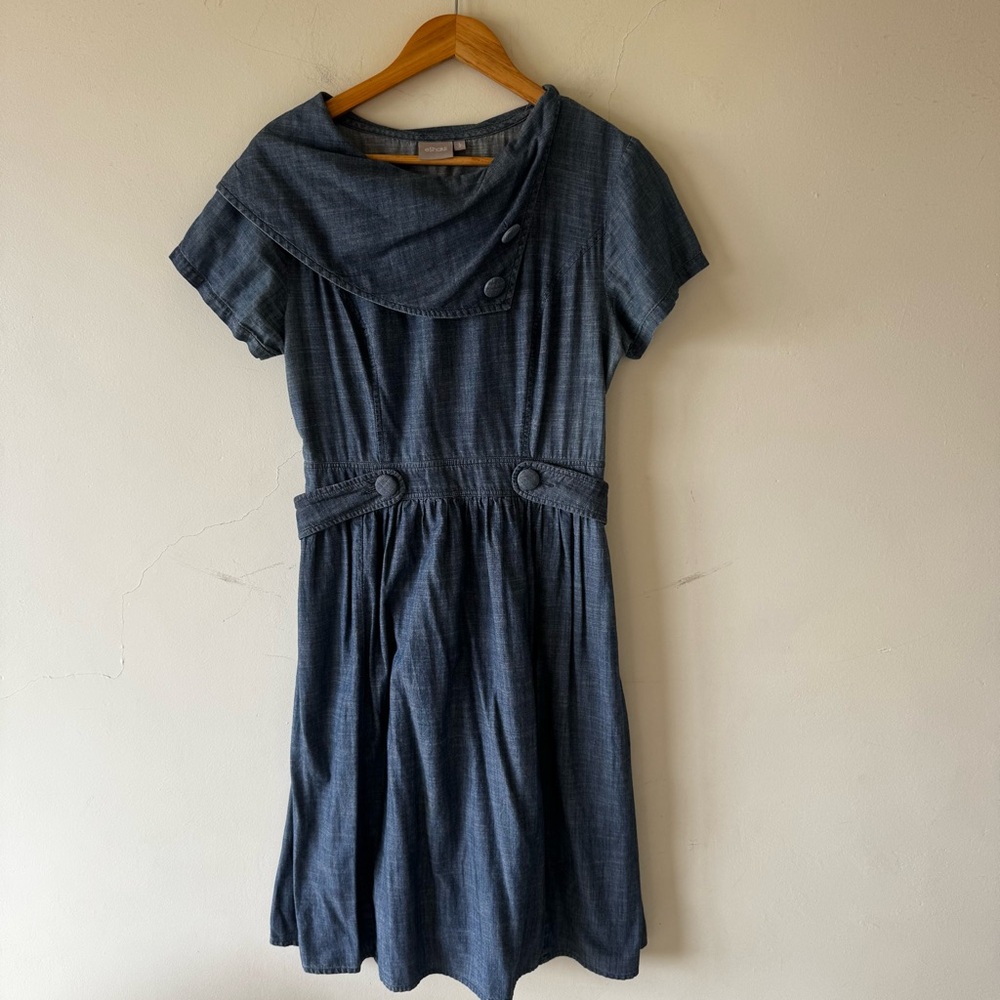 eShakti chambray retro dress
